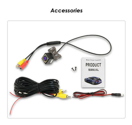 12 LED Car Reverse Rear View Backup Parking Camera for Ford