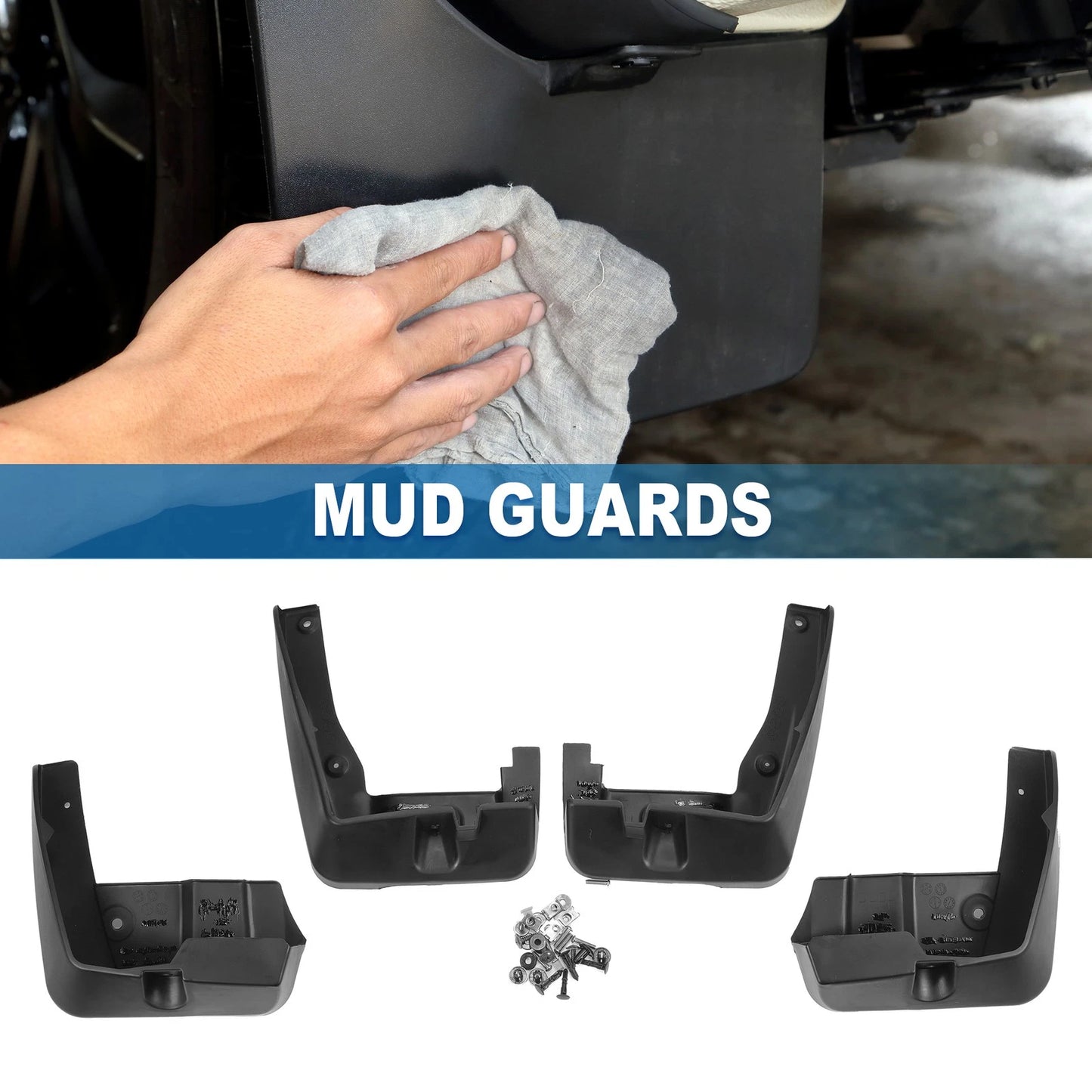 Mud Flap Splash Guards for Subaru Outback (2010-2014)