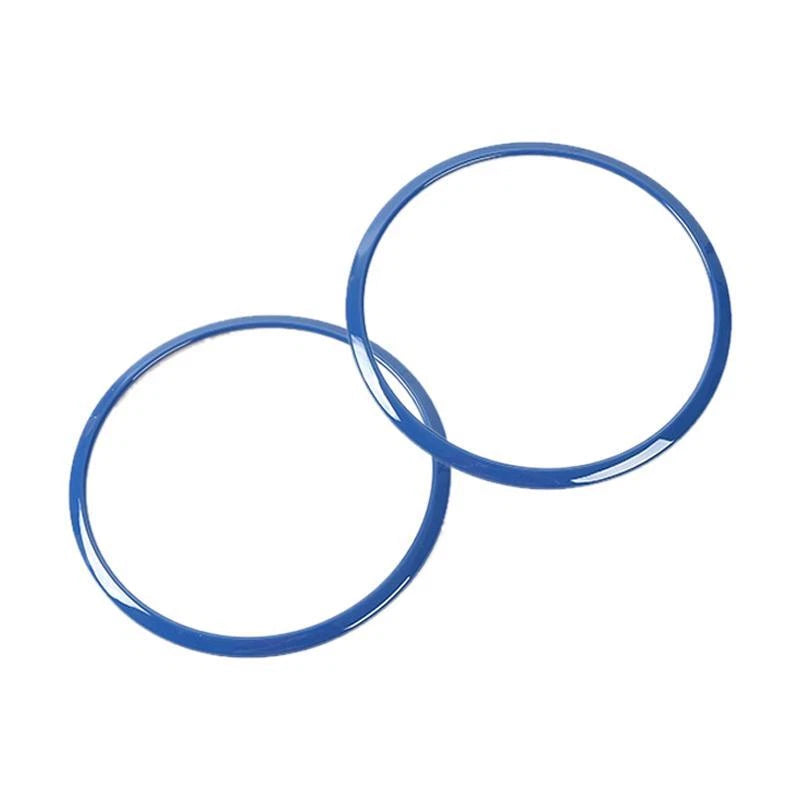 Blue Top Roof Speaker Trim Ring Covers for Jeep Wrangler (2007-2014)