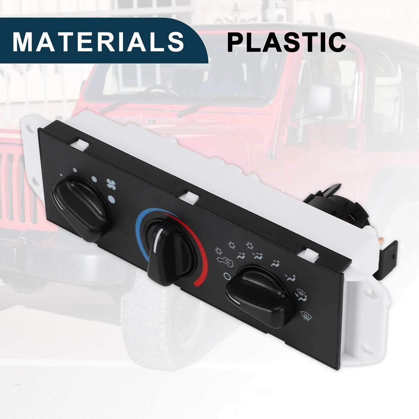 A/C Heater Climate Control Switch for Jeep Wrangler TJ (2003-2006)