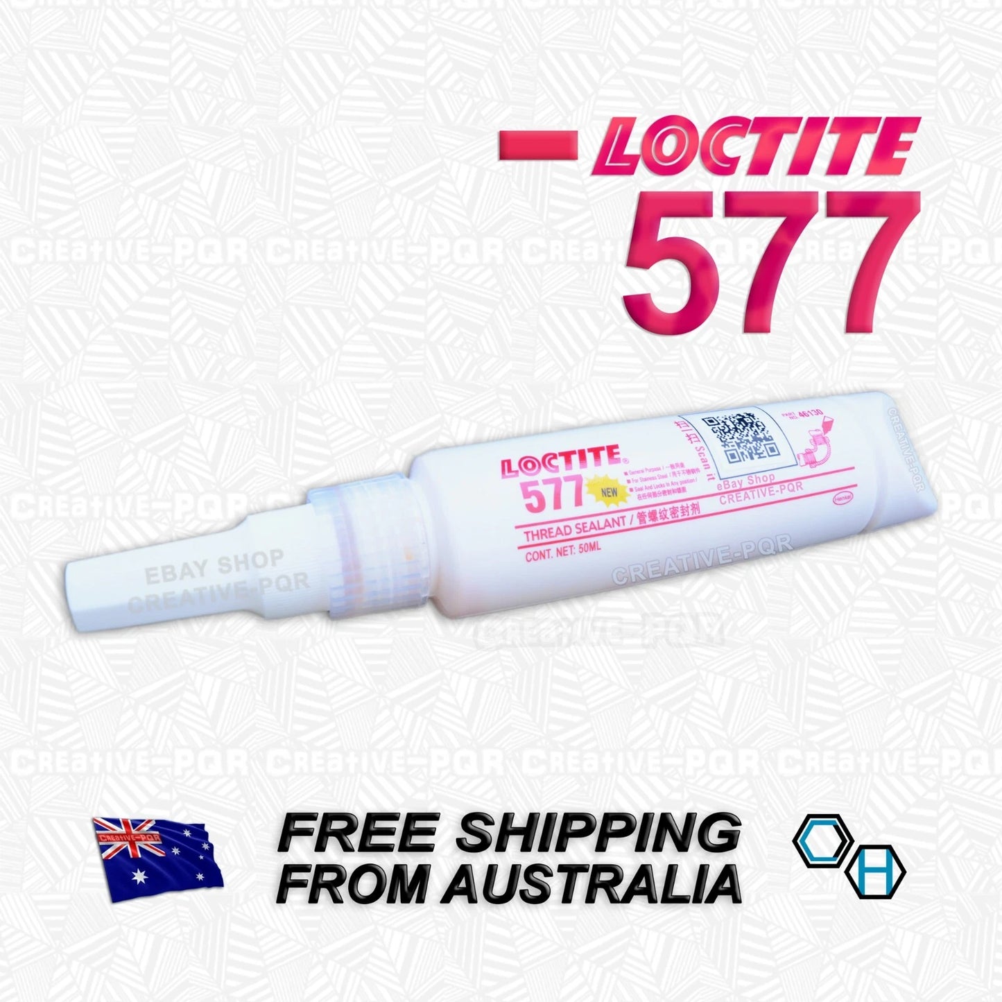 Loctite 577 Medium Strength Thread Sealant 50ml for Automotive Use