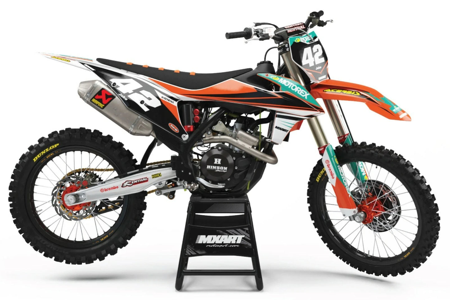 Custom Graphics Kit STRIKE Stickers for KTM SXF (2019-2020)