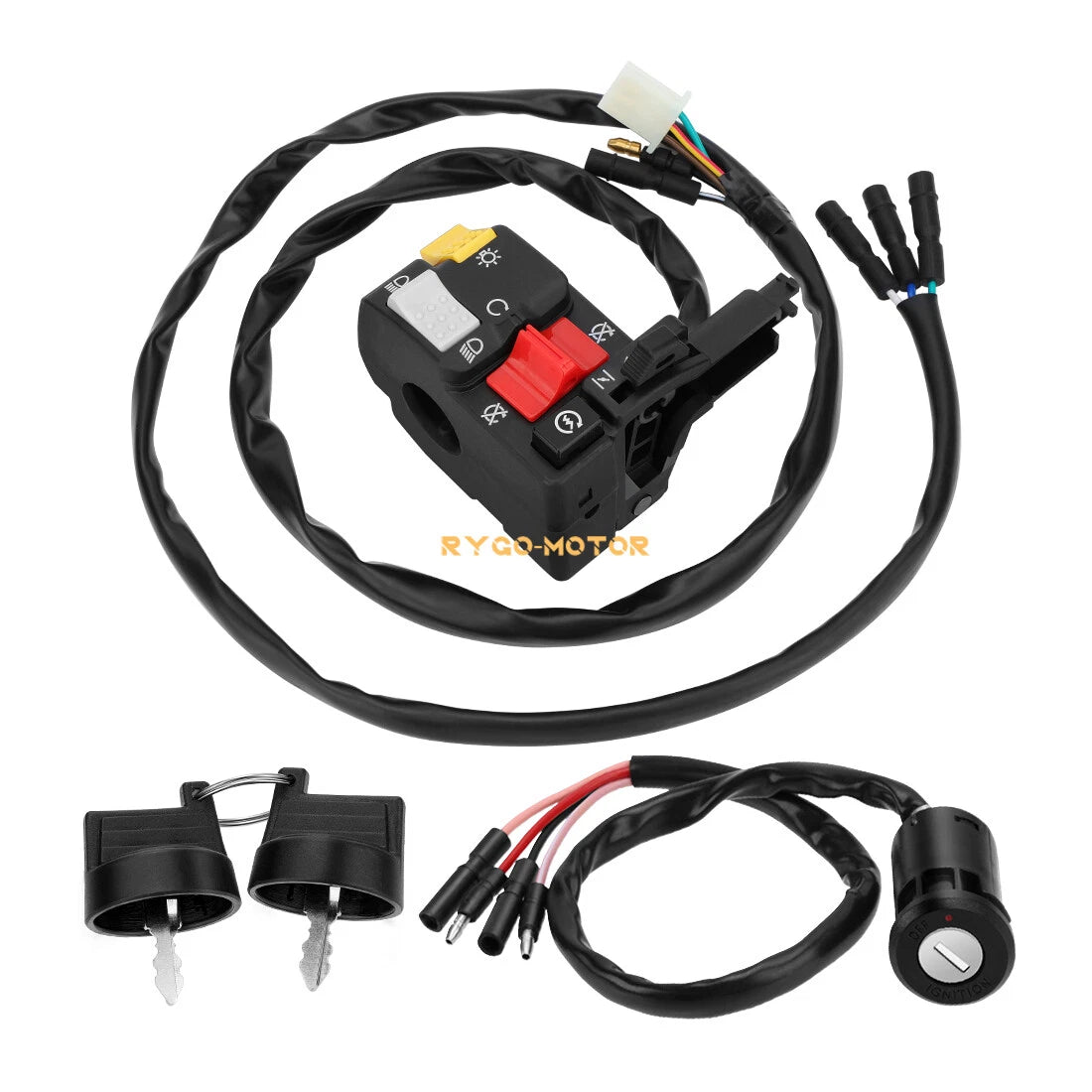 Handlebar & Key Switch for Honda FourTrax (1996-2000)