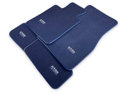 Floor Mats for BMW M Vehicles ER56 Design Dark Blue LHD (1990-2022)