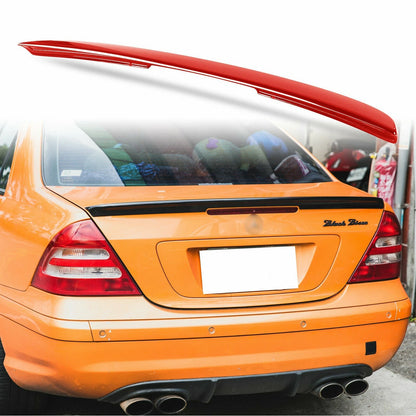Rear Boot Spoiler for Mercedes Benz W203 Sedan Mars Red (2000-2006)