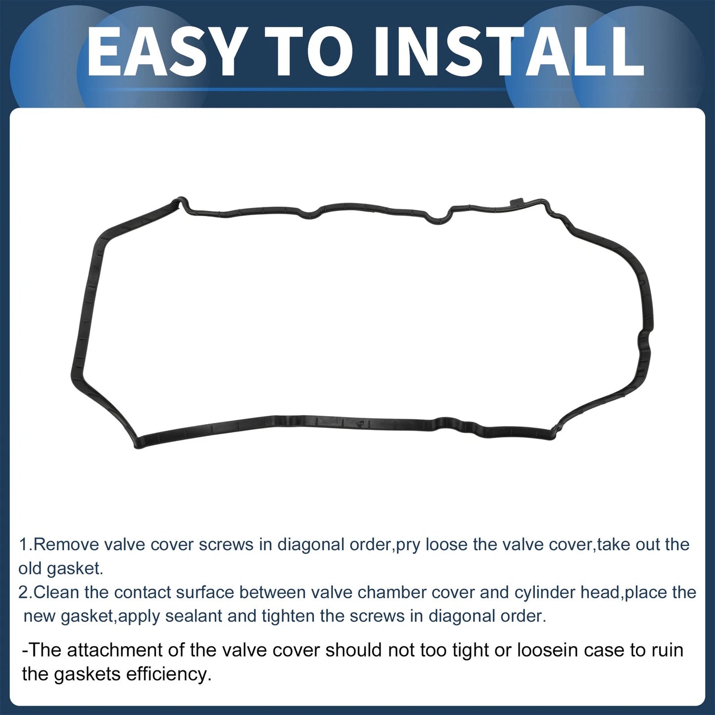 Engine Valve Cover Gasket for Honda Civic (2017-2022)