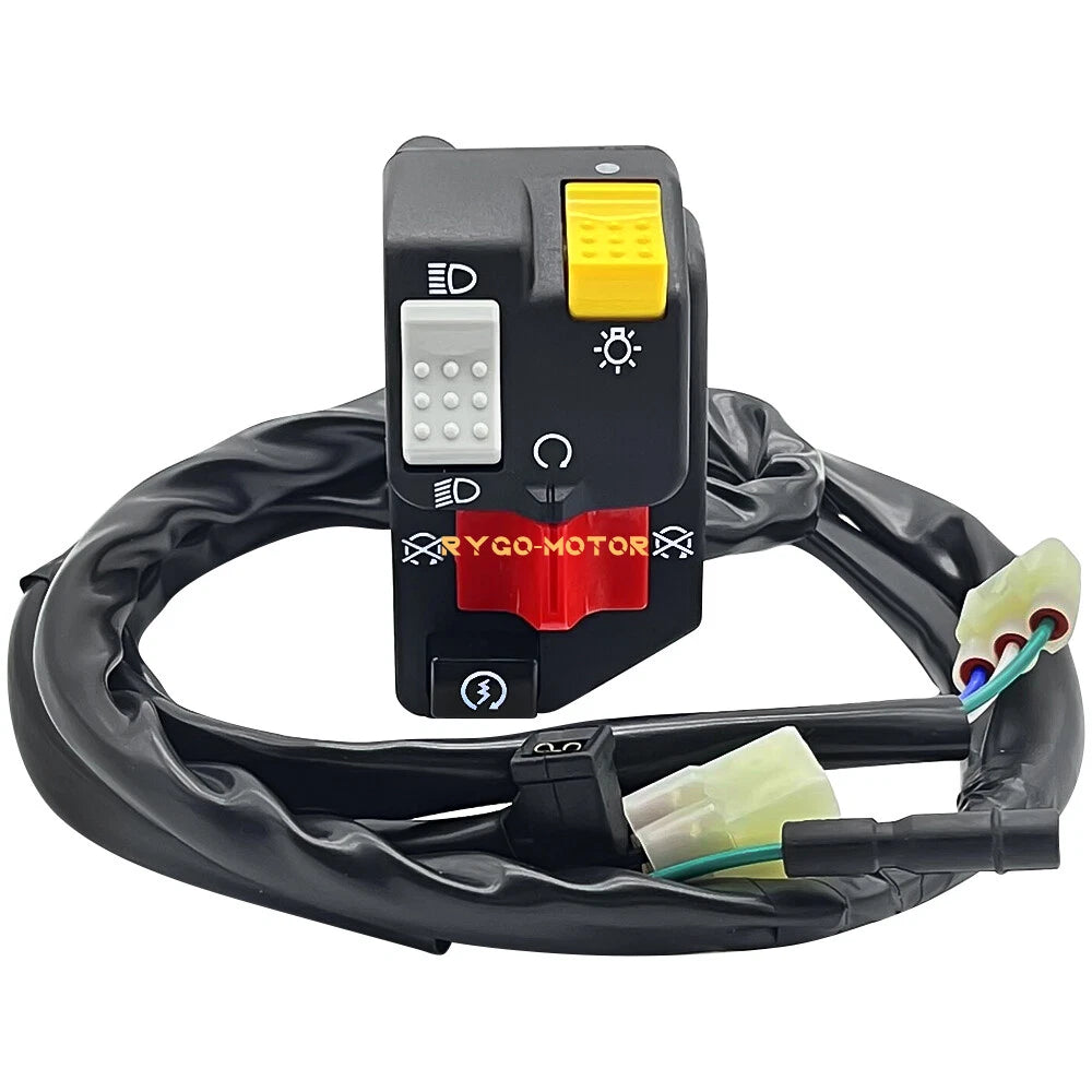 Left Handlebar Start/Stop Switch for Honda Sportrax 250 TRX250EX (2008–2008)