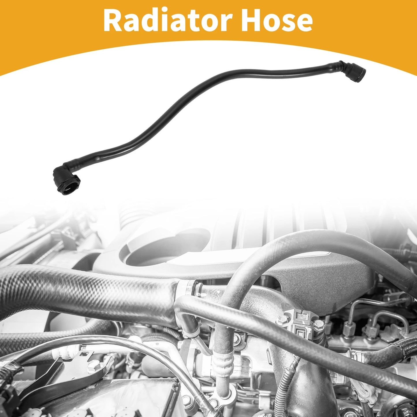 Radiator Hose for BMW X3, X4 (2011-2017, 2015-2018) - Durable Plastic