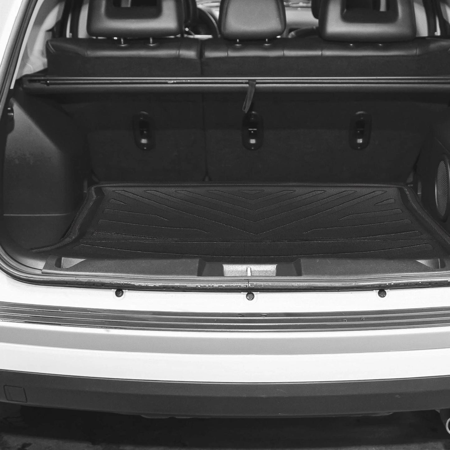 Rear Trunk Tray Boot Liner Cargo Mat for Jeep Compass (2007-2016)