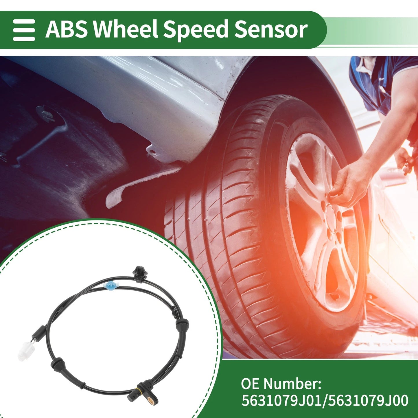 ABS Wheel Speed Sensor for Suzuki SX4 FWD (2007-2013)