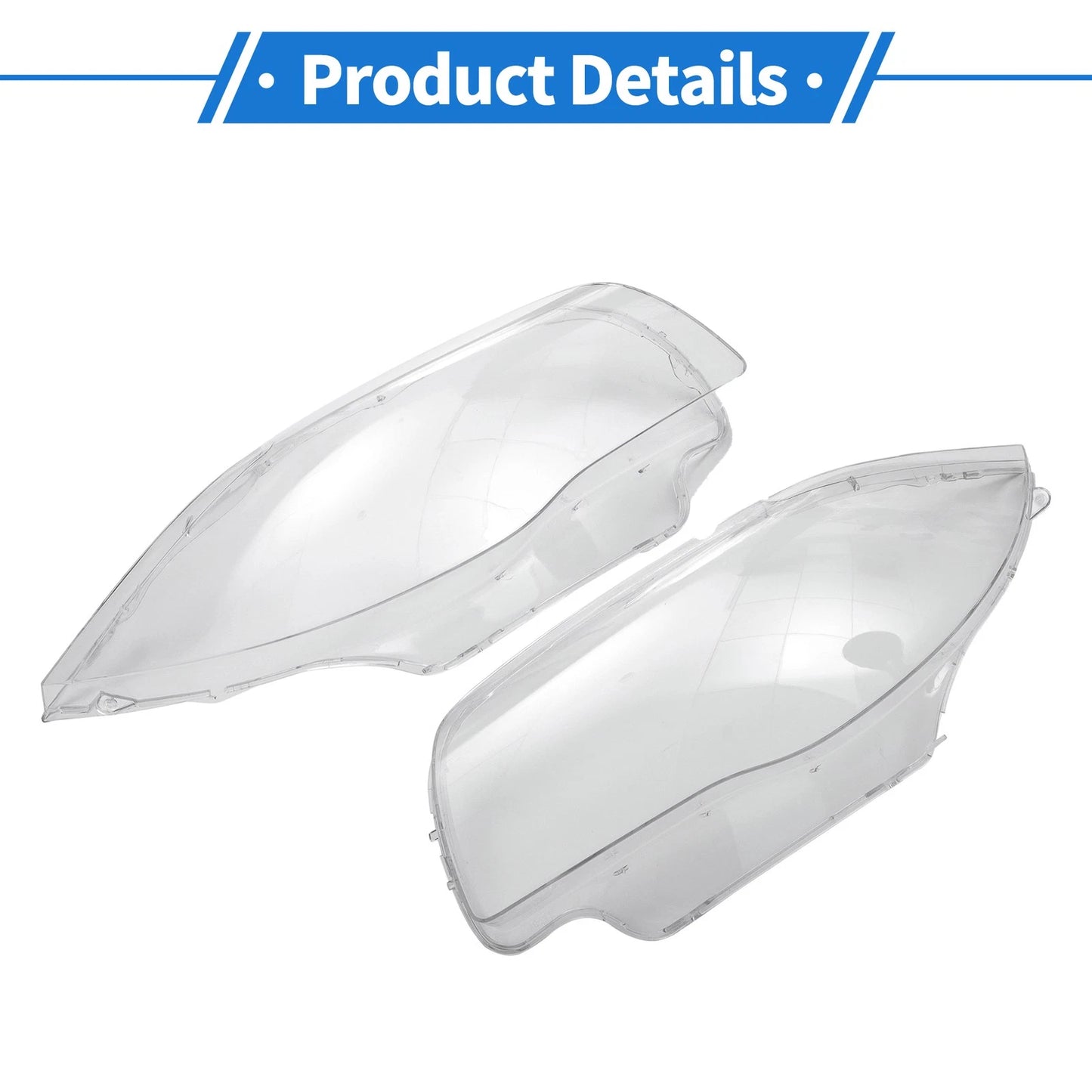 Headlight Lens Covers Front Left Right for BMW 120i