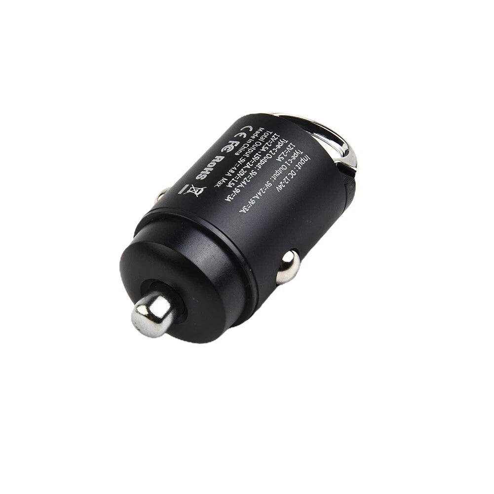 Adapter Car Phone Charger Connection Dual USB Fast Charging for Car