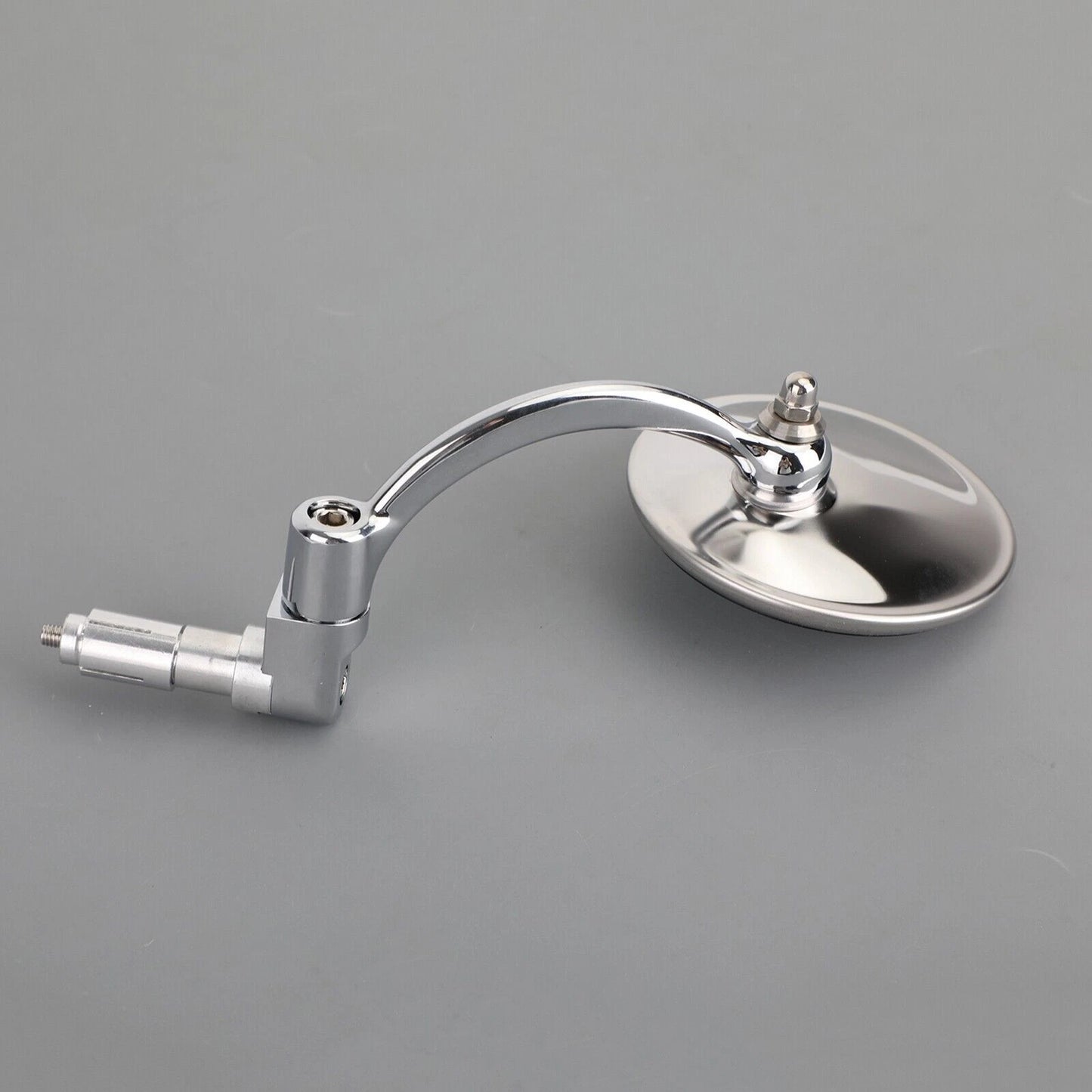 Mirrors Pair for 17.2-22mm Handlebars Chrome for Cafe Racer / HBobber