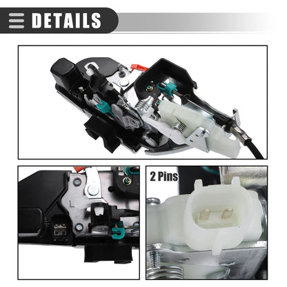 Metal Front Left Door Latch Lock Actuator for Dodge Challenger (2011-2014)