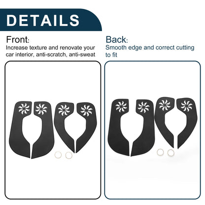Car Door Anti Kick Pad Sticker Protector for Ford Escort (2015) - 1 Set