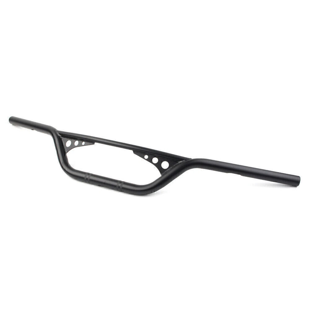 1" Z-Bar Handlebar for Harley Honda Yamaha Suzuki Motorcycle Black