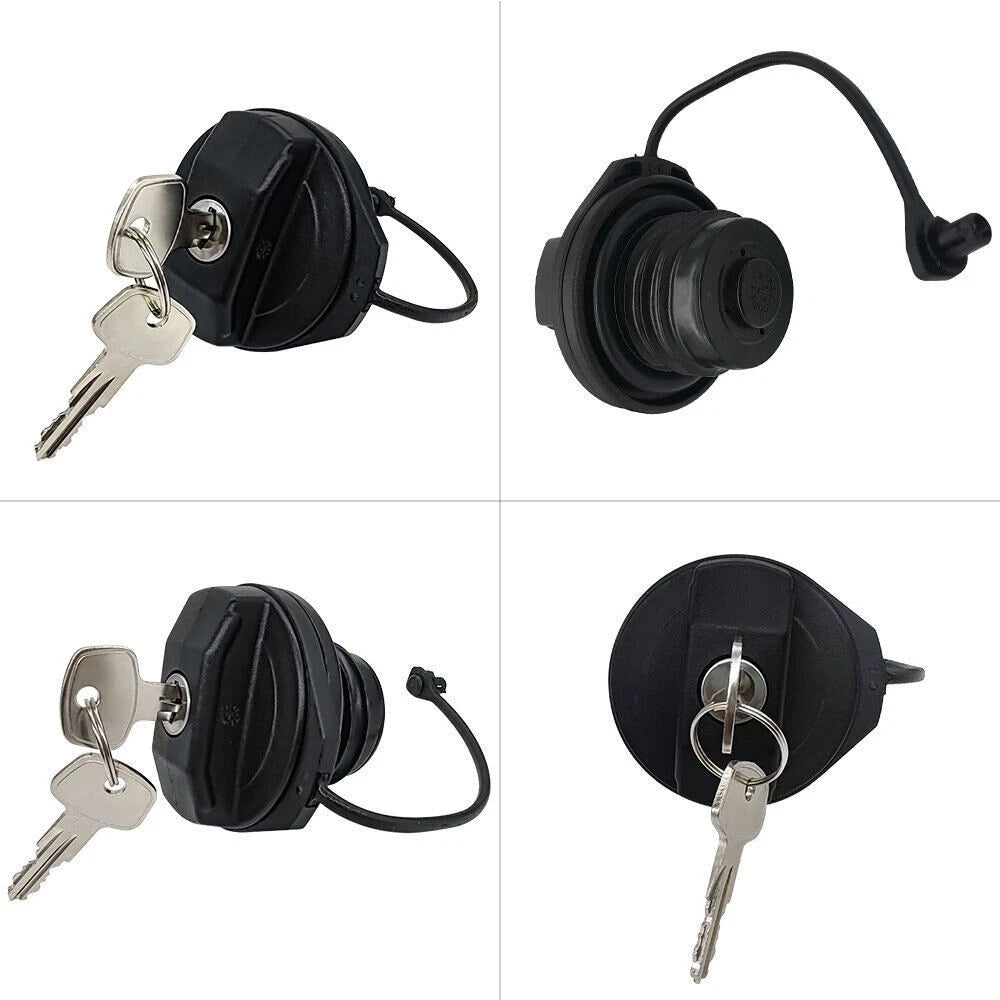 Fuel Tank Filler Cap w/ 2 Keys for Land Rover Defender 90 110 130