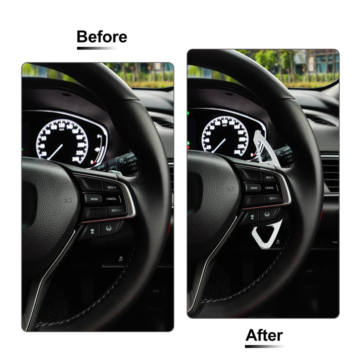 Paddle Shifter  Aluminum Alloy Silver for Honda Spirior (2015-2018)