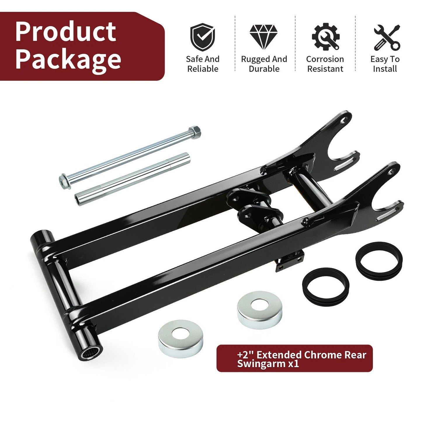 Extended Swingarm for Yamaha Banshee 350 YFZ350 1987-2006