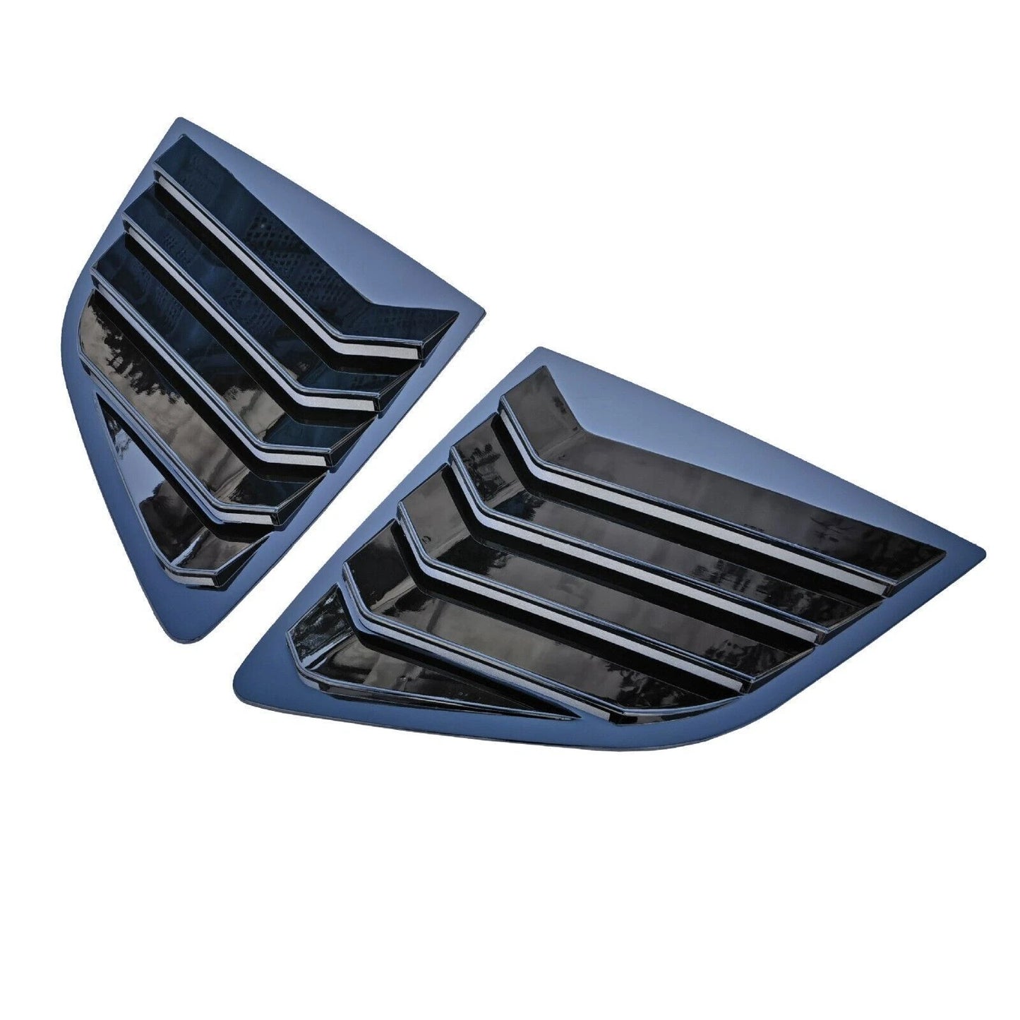 Rear window trims 2 x Gloss Black window blinds for Honda CR-V (2023–2024)