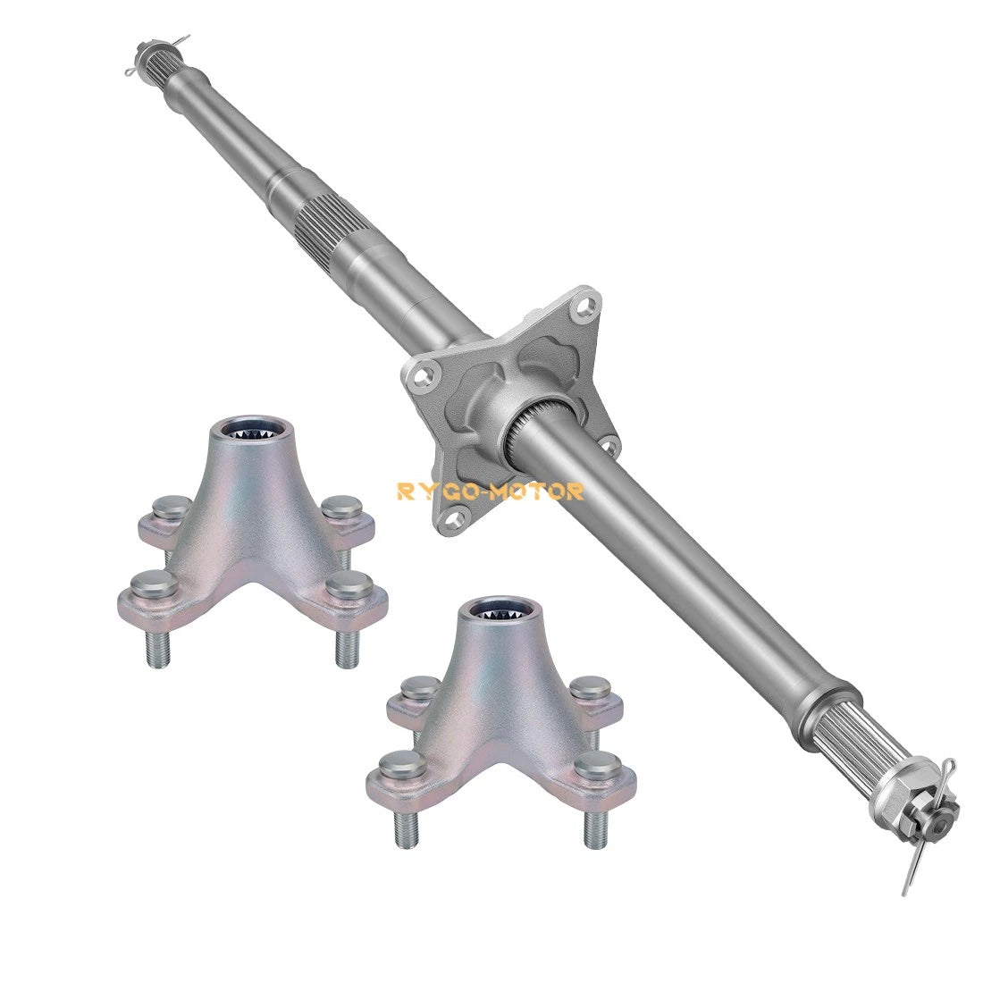 2 x Rear Wheel Axle & Hubs for Honda TRX 450R/450ER (2004–2014)
