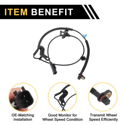 ABS Wheel Speed Sensor for Dodge Caliber Rear Left (2007 - 2007)