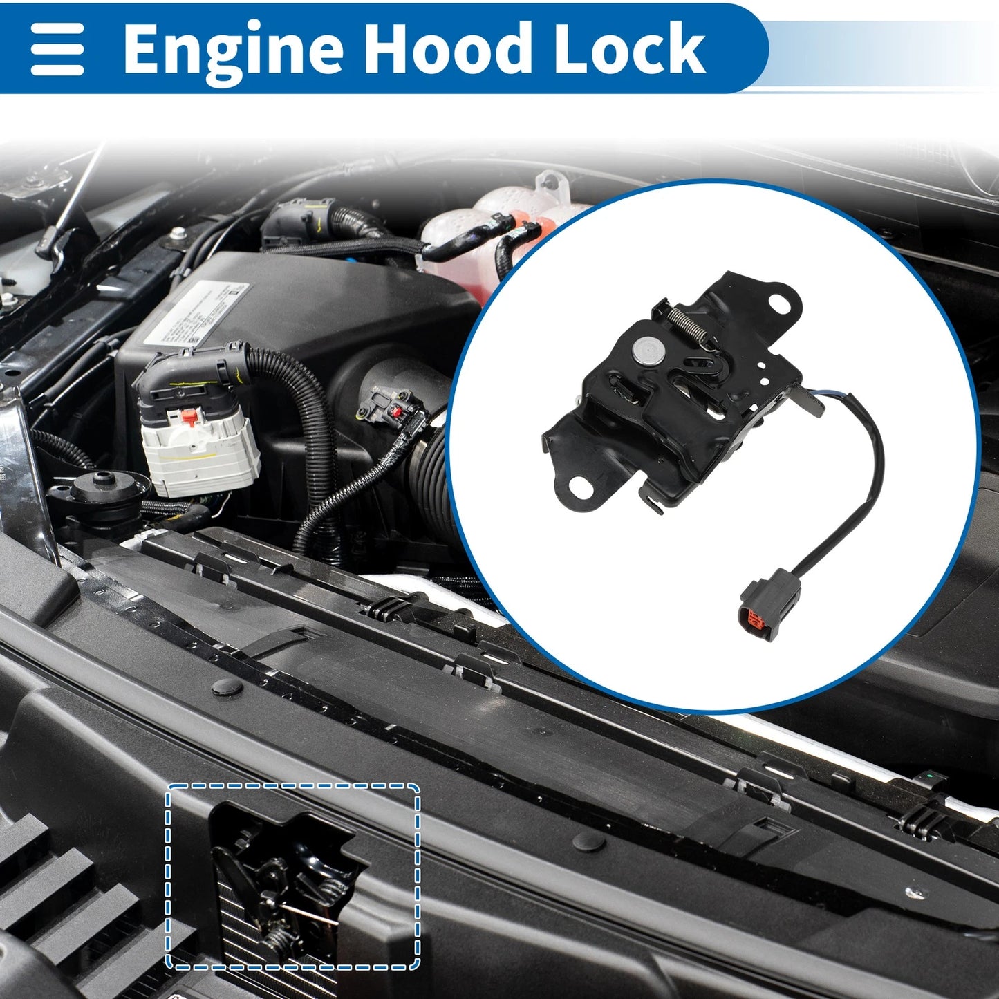 Hood Latch Assembly for Mazda 3 (2014-2018)