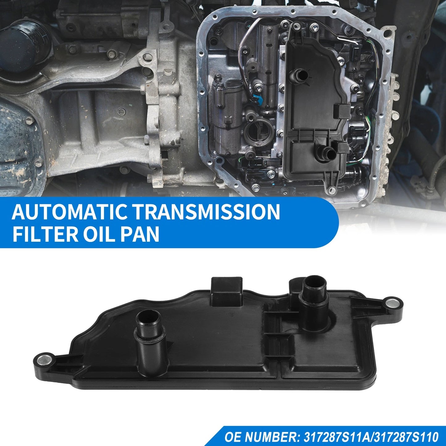 Transmission Fluid Filter Oil Pan for Nissan Pathfinder (2013-2023)