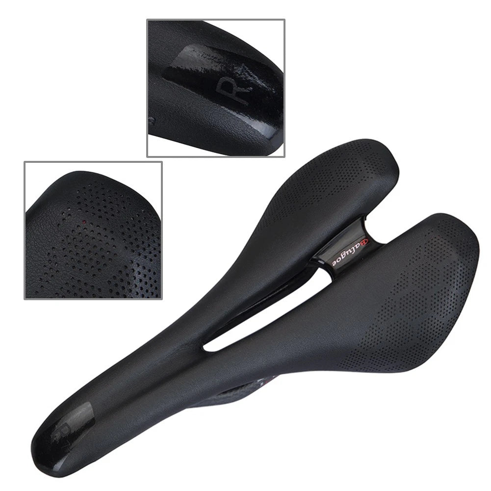 Carbon Fiber Cushion Seat Saddle for MTB Road Bike - Lightweight & Durable