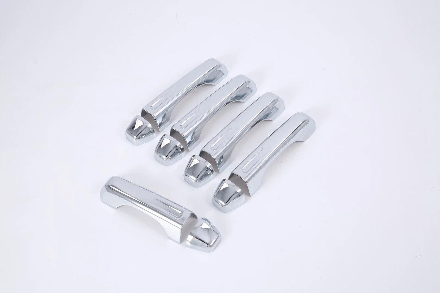 Door Handle Lid Cover Trim for 2018-2023 Jeep Wrangler JL Chrome Silver (2018-2023)