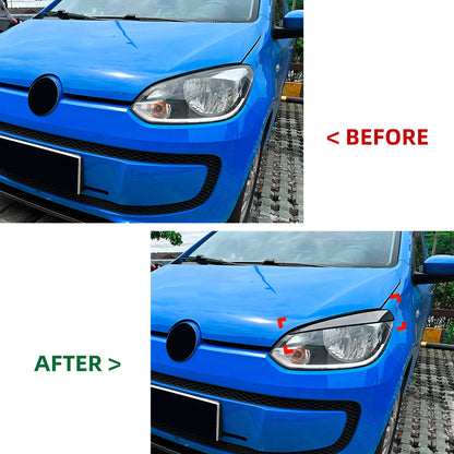 Headlight Eyebrow Eyelid Covers for Volkswagen UP (2011-2015)
