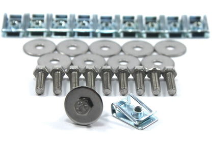 10x Rueda Arco Parachoques Guardabarros Bajo Bandeja Broches for Lotus Elise
