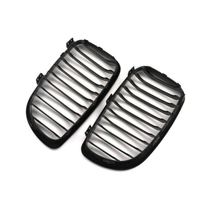 2 x Front Kidney Grilles for BMW E81 E82 E87 E88 120i 125i 128i 135i (2007-2013)