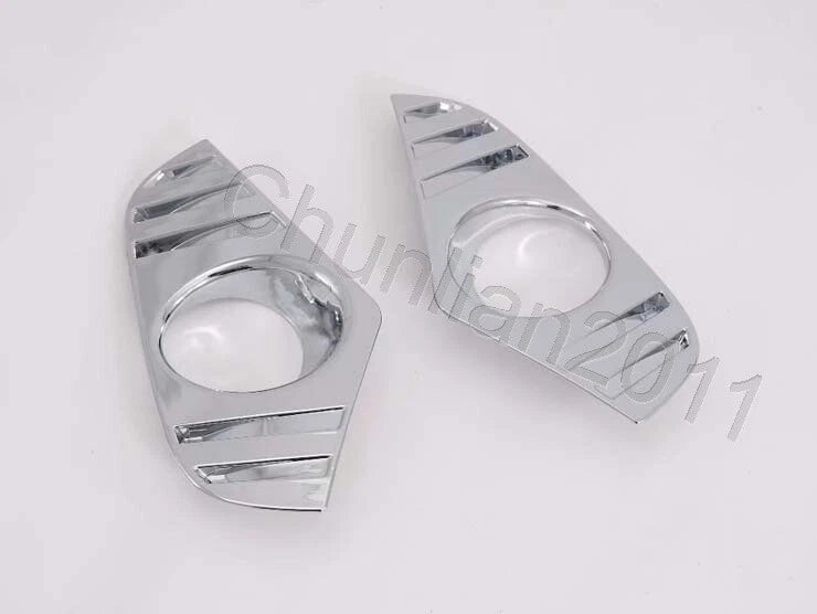 Front Fog Light Cover Trim for 2019-2023 Toyota RAV4 ABS Chrome 2 x Pieces