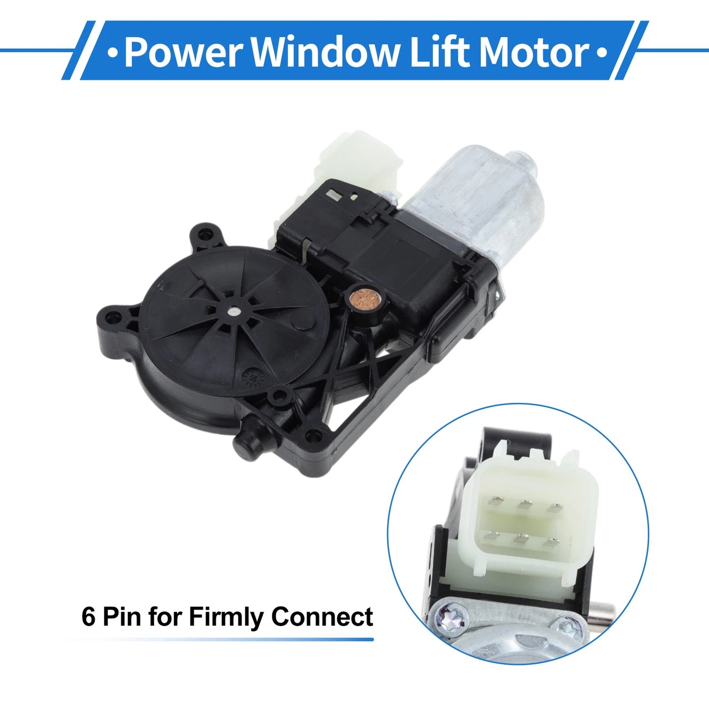 Power Window Regulator Lift Motor for Ford Fusion Sedan (2013-2019)