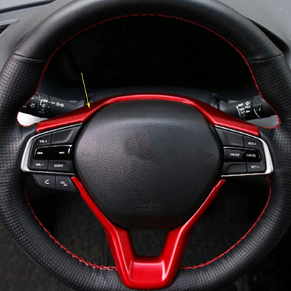Red Top Steering Wheel Cover Bezel for Honda Accord 10th Gen (2018-2021)