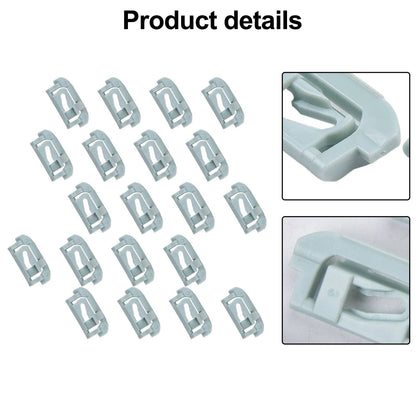 20x Windshield & Rear Window Trim Molding Clips for G-Body (1978–1988)