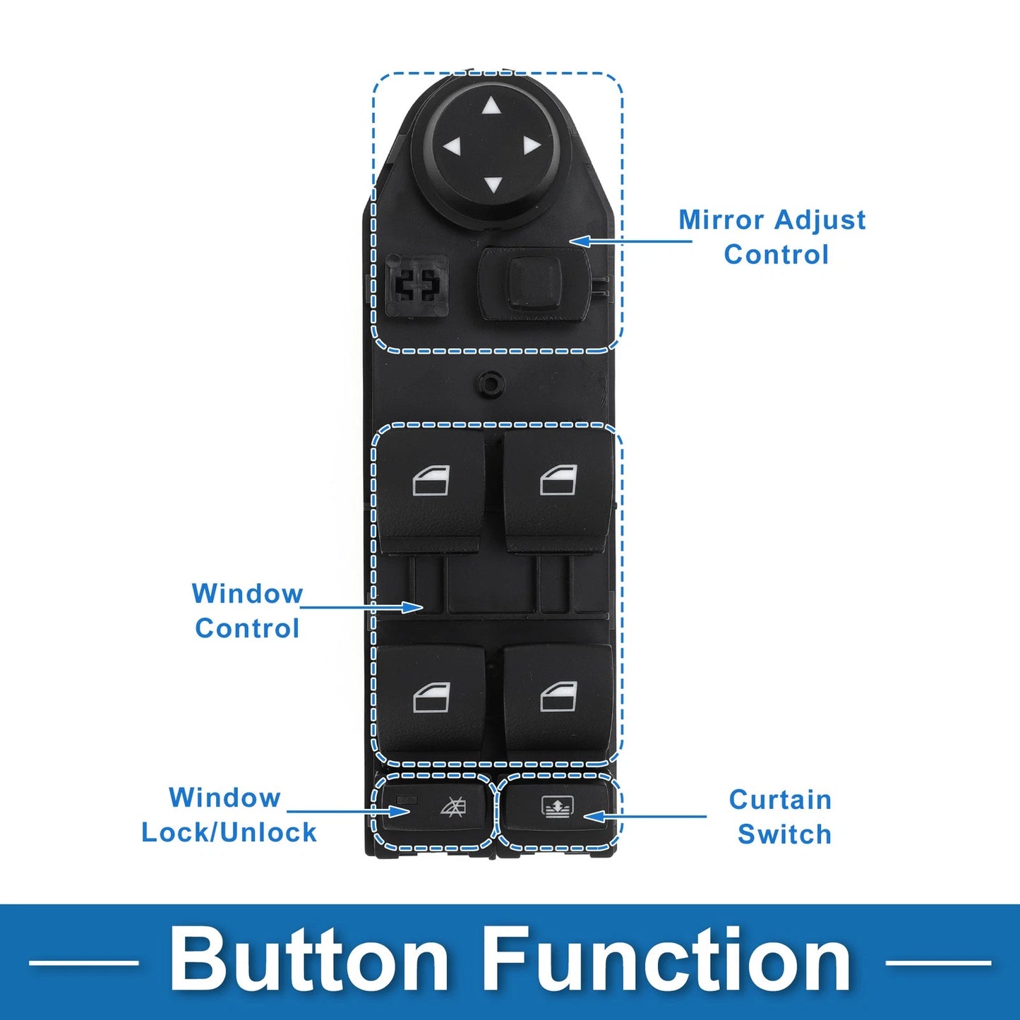 Power Window Switch for BMW 525i (2004-2005)