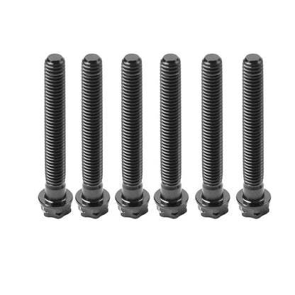 6pcs M10x50mm Titanium Torx Head Flange Screws for Motorcycle Bike
