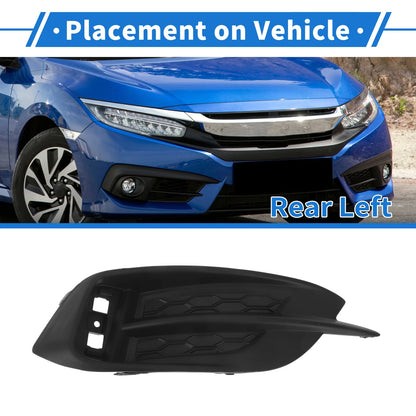 Rear Left Fog Light Grill for Honda Civic (2016-2021)
