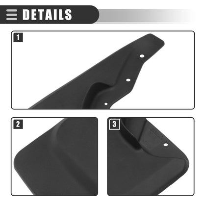 Car Mud Flaps Splash Guards Set for Jeep Grand Cherokee (2011-2023)