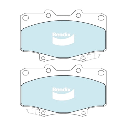 HD Front Disc Brake Pads for Toyota Landcruiser 80 Series (1990-1998)