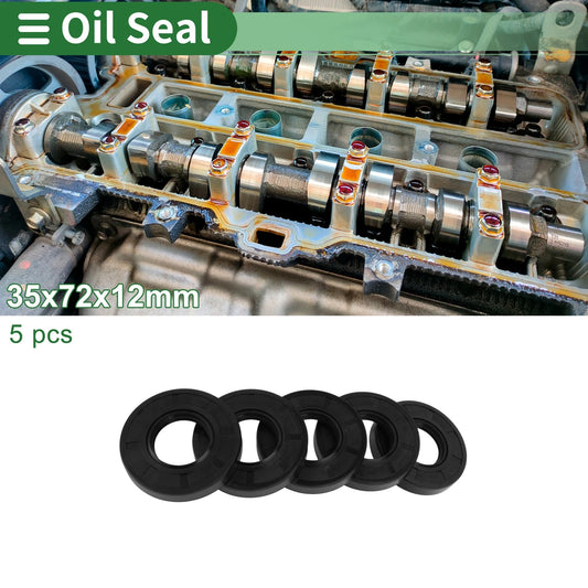 Oil Seal 35x72x12mm Seal Ring Rotary Shaft Seal NBR Rubber for Vehicle