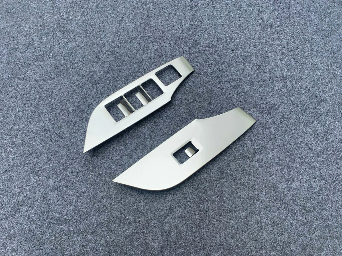 Switch Panel Matte Window Lift Cover Trim for Toyota RAV4 (2019-2023) 4 x PCS