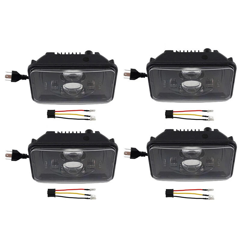 4x6" LED Headlight High Low Beam Set for Suzuki DRZ400SM DRZ400S (2000-2023)