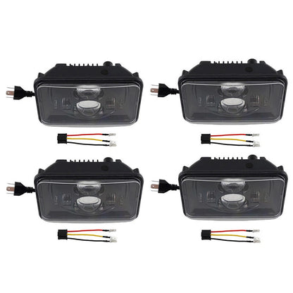 4x6" LED Headlight High Low Beam Set for Suzuki DRZ400SM DRZ400S (2000-2023)