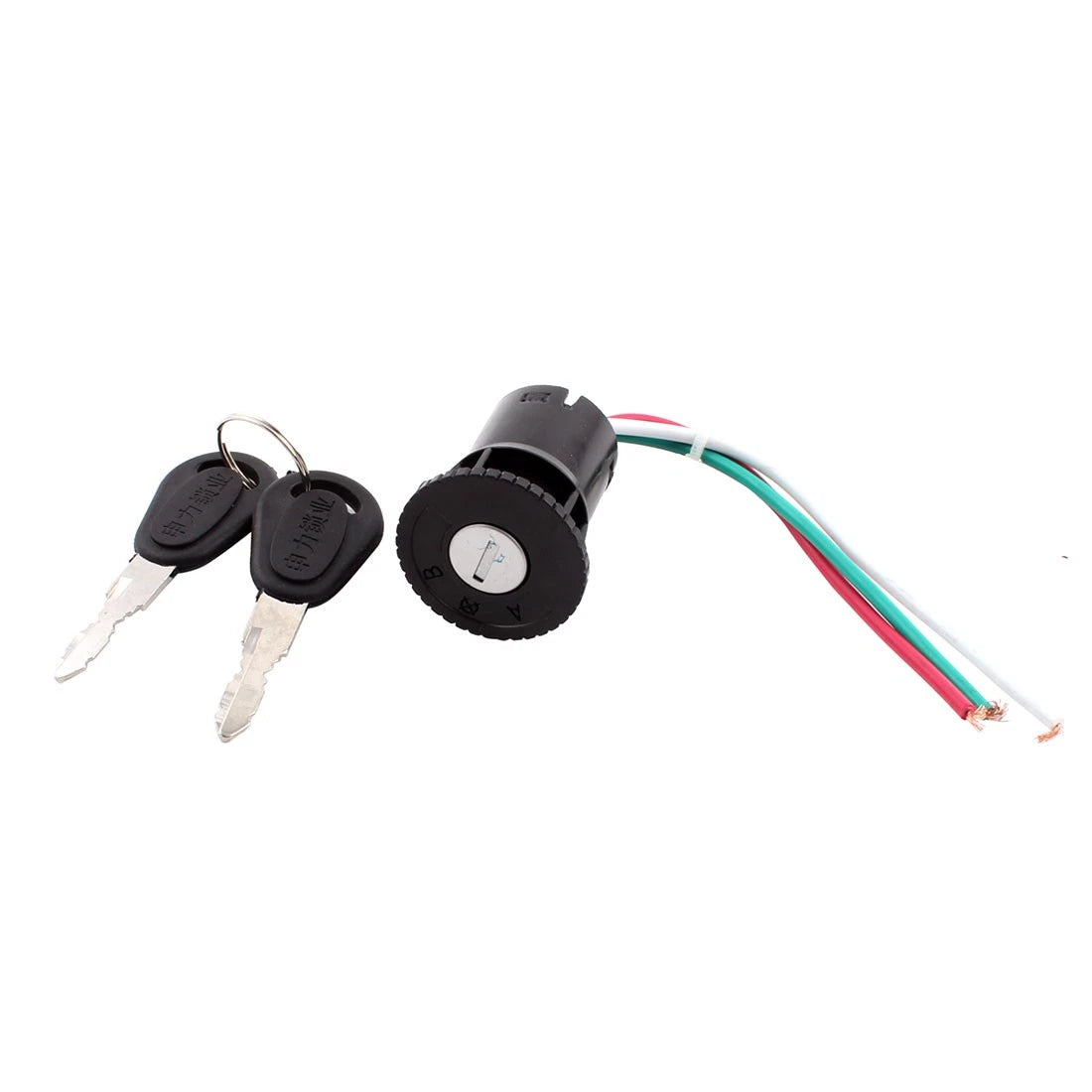Ignition Switch Lock / 3-Wire for Scooter Motorcycle 2 x Keys