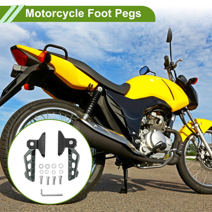 FootPegs 6.3in Foot Pedal Titanium Tone for Motorcycle