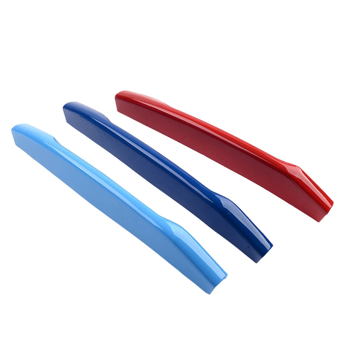 3 x ABS M-Color Bonnet Hood Grille Trim for BMW X5 (2019)