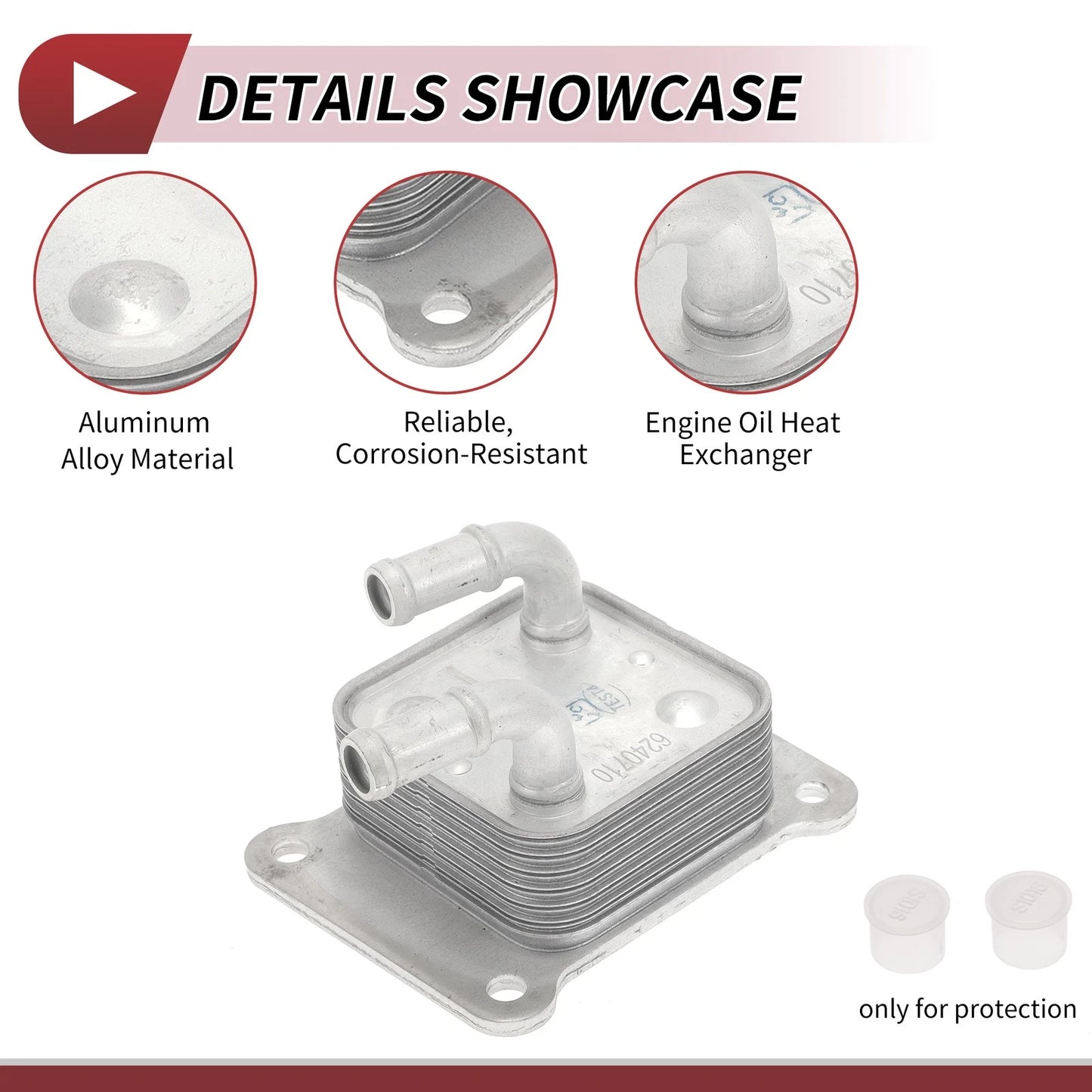 Engine Oil Cooler for Toyota Tacoma (2016-2022) 1 Pc